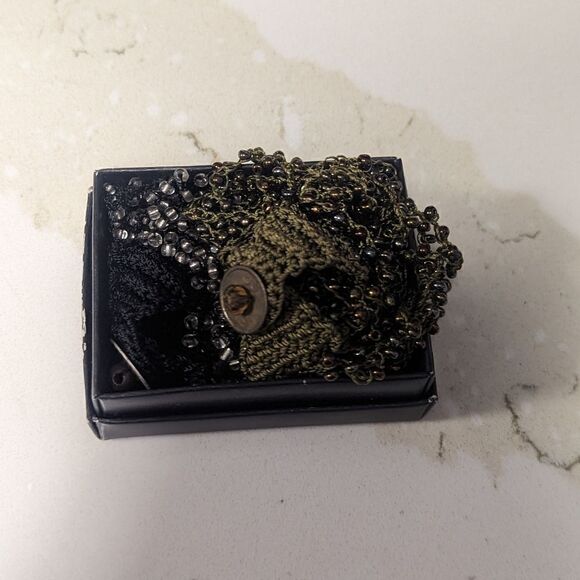 2 piece handmade threaded beaded bracelet - Picture 2 of 8